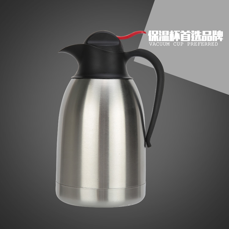 廠傢批發創意歐式2L保溫壺真空不銹鋼咖啡壺冷熱水壺可定製工廠,批發,進口,代購