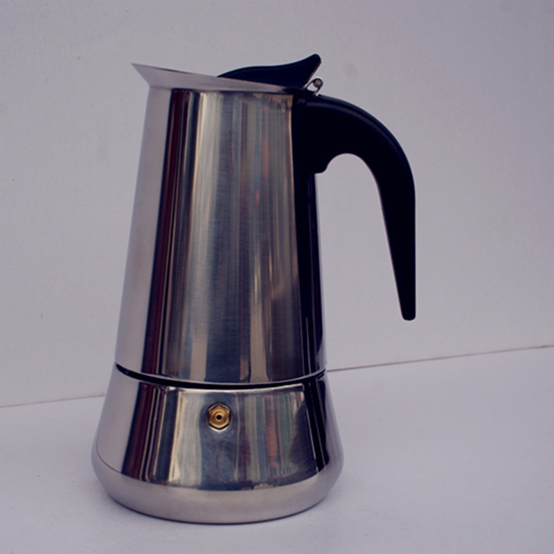 廠傢直銷傢用煮咖啡不繡鋼咖啡壺歐式大肚摩卡咖啡壺工廠,批發,進口,代購