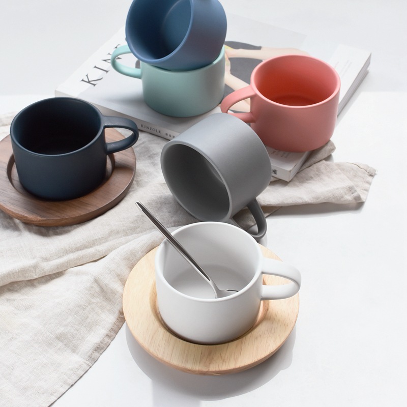 亞光色釉陶瓷咖啡杯茶杯 6色 北歐風格 亞光拱形咖啡杯批發・進口・工廠・代買・代購