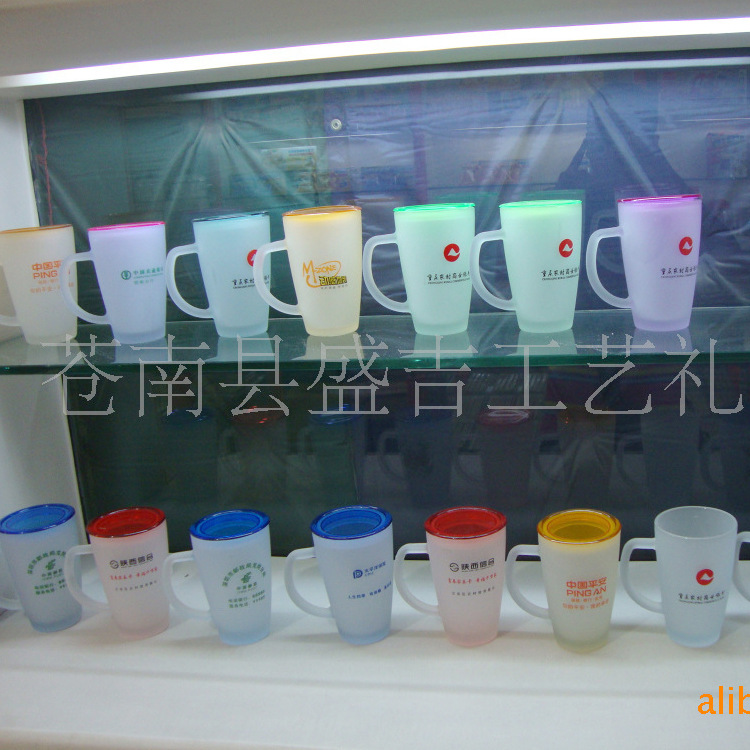 磨砂杯定製logo 廣告杯玻璃杯促銷禮品杯批量定製 水杯特價批發批發・進口・工廠・代買・代購