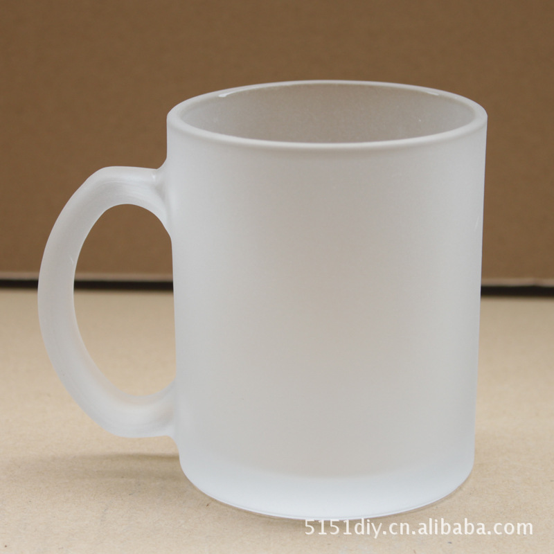出口品質【11oz磨砂玻璃杯】   別名：熱轉印塗層杯批發・進口・工廠・代買・代購