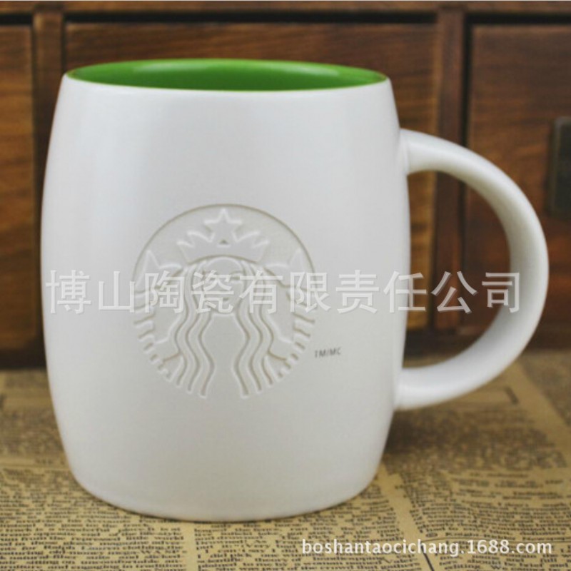 激光雕刻馬克杯浮雕啤酒杯 星巴克酒桶杯立體感打砂標 色釉水桶杯批發・進口・工廠・代買・代購