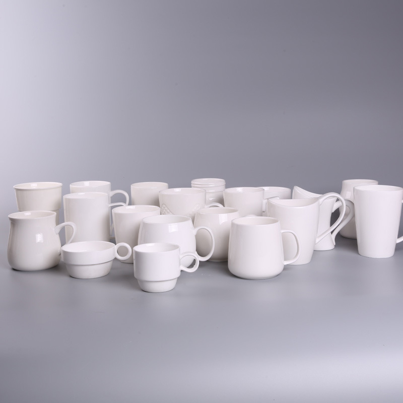 新骨瓷白色陶瓷馬克杯促銷廣告辦公水杯情侶咖啡杯可批發定製logo批發・進口・工廠・代買・代購