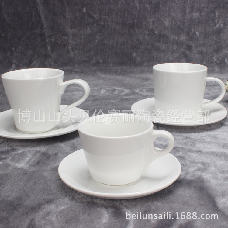 中式陶瓷咖啡杯碟套裝骨瓷咖啡杯日用下午茶杯子陶瓷杯碟定製LOGO批發・進口・工廠・代買・代購