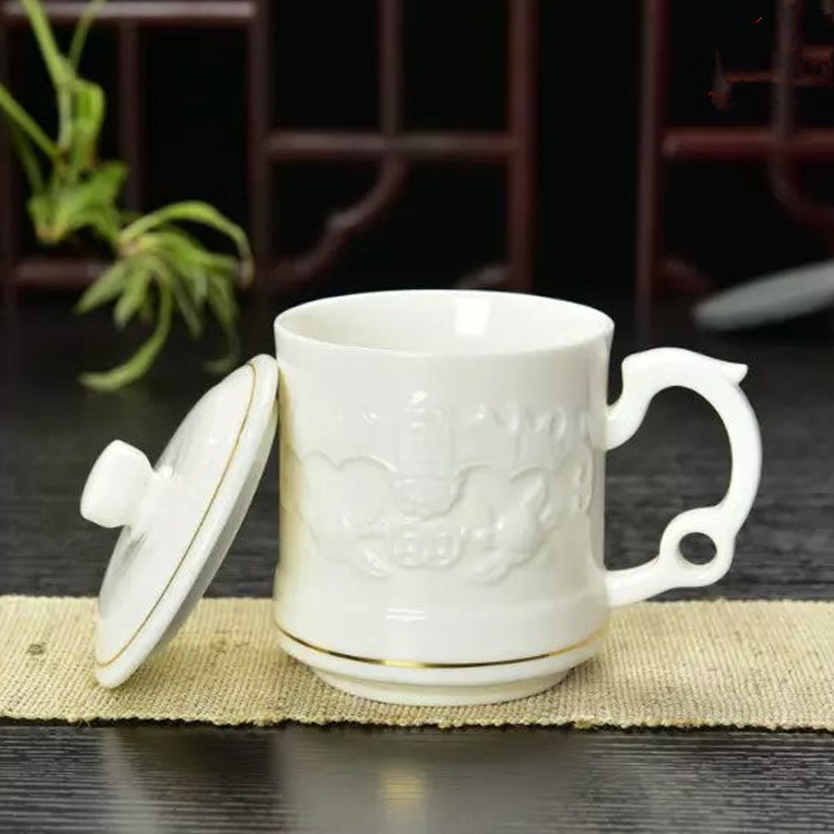 廠傢直銷 高檔商務創意禮品杯子定製logo 陶瓷杯帶蓋批發・進口・工廠・代買・代購