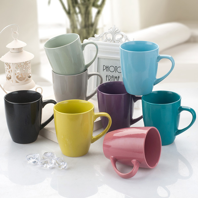 創意色釉馬克杯 可愛復古陶瓷杯套裝 個性牛奶杯咖啡杯定製批發工廠,批發,進口,代購