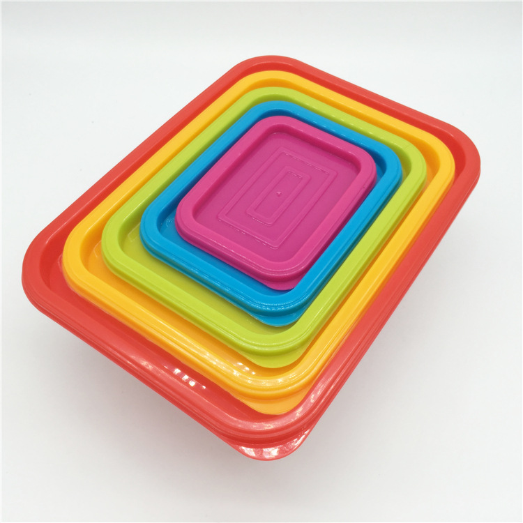 炫彩彩虹系列塑料保鮮盒 密封冰箱廚房儲物盒批發・進口・工廠・代買・代購
