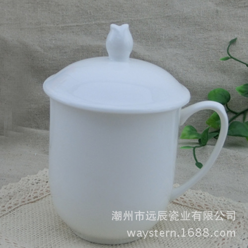 個性陶瓷蓋杯 380ML 大的陶瓷蓋杯  介杯 賓館陶瓷杯 隨手杯 茶杯工廠,批發,進口,代購