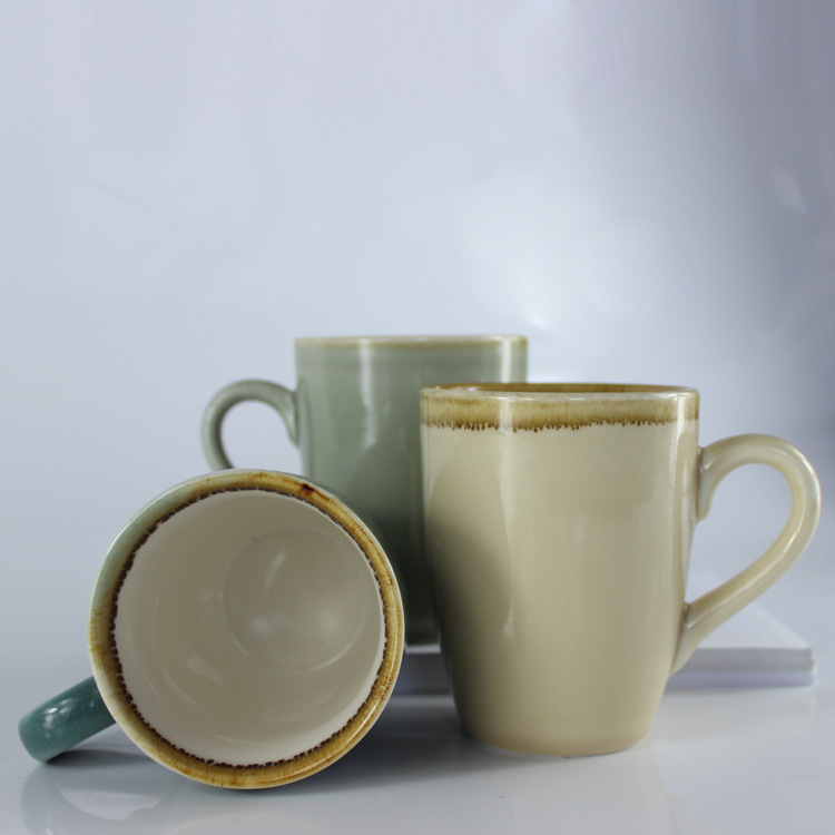 廠傢直銷 手繪窯變馬克杯 創意陶瓷杯 咖啡杯 定製logo禮品杯工廠,批發,進口,代購