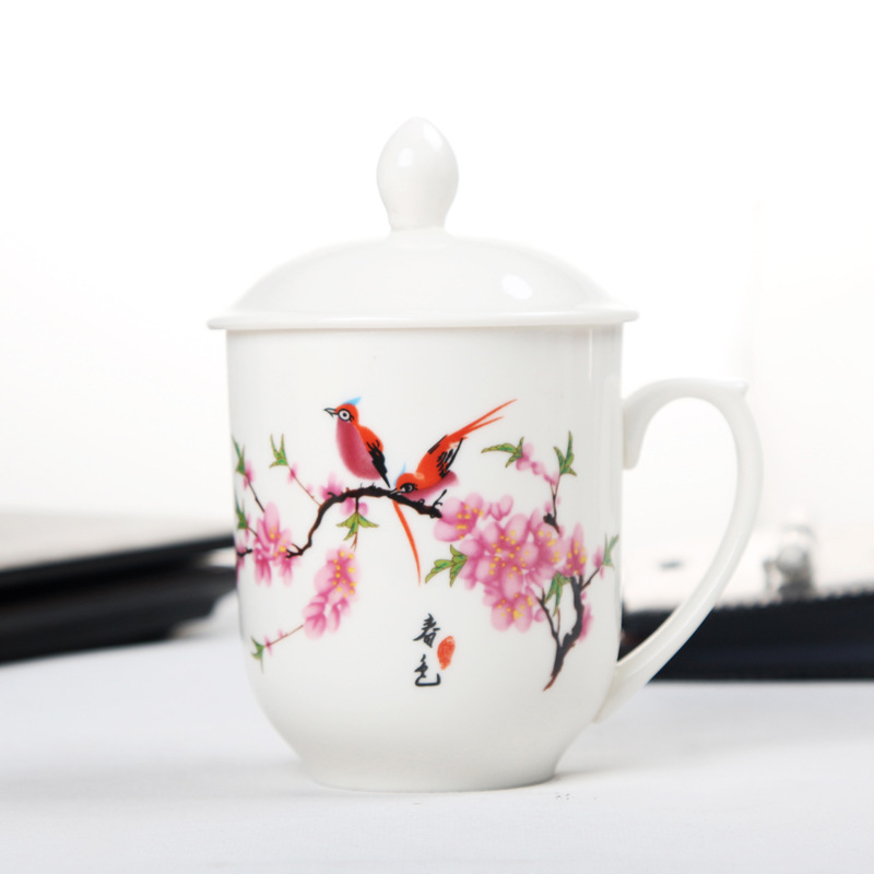 陶瓷辦公水杯茶杯 廣告禮品促銷茶杯logo定製永不褪色特價水杯工廠,批發,進口,代購