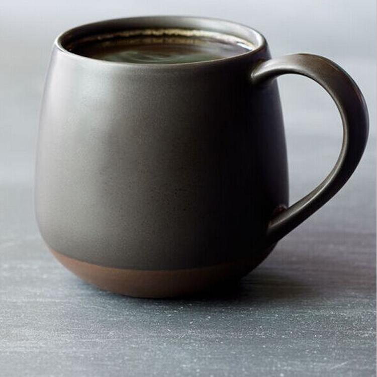 2016黑色磨砂馬克杯 甄選精品陶瓷杯 大容量咖啡杯 可定製logo工廠,批發,進口,代購