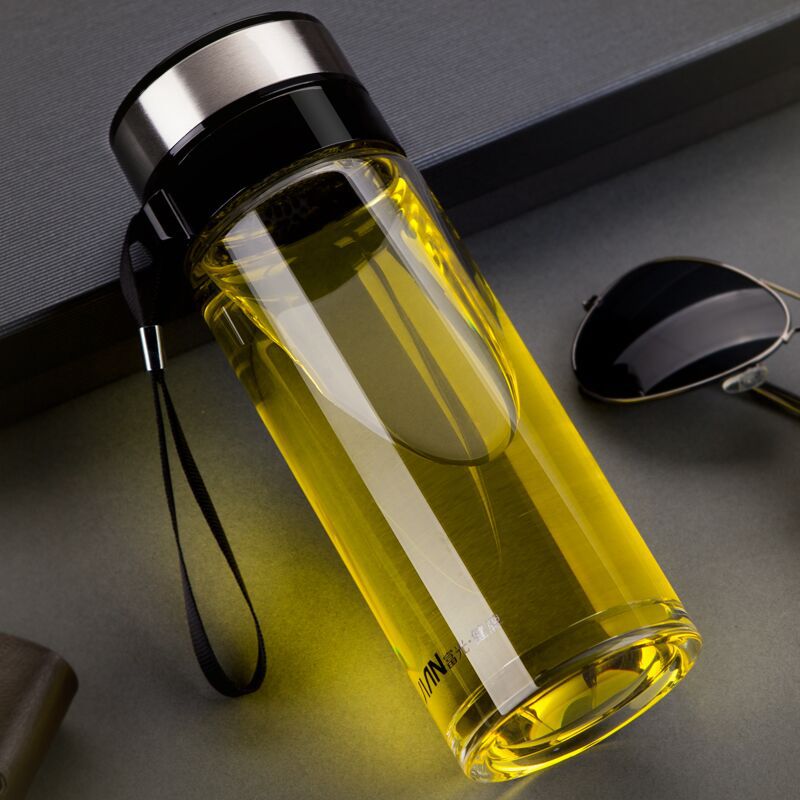 富光健牌單層水晶玻璃杯XT001-500 高檔帶濾網防漏茶杯創意便攜批發・進口・工廠・代買・代購