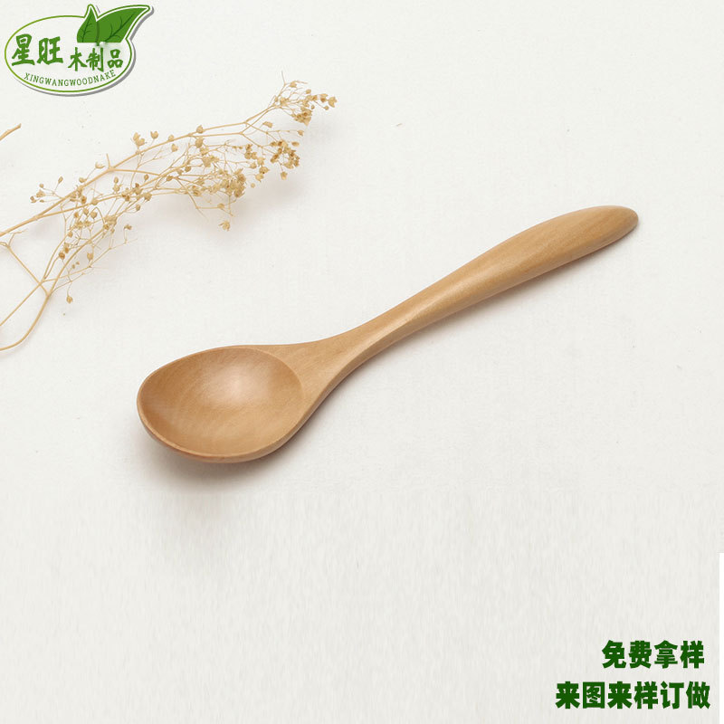 木質蜂蜜勺日韓創意木勺子定製　天然環保精品湯勺調羹可刻logo工廠,批發,進口,代購