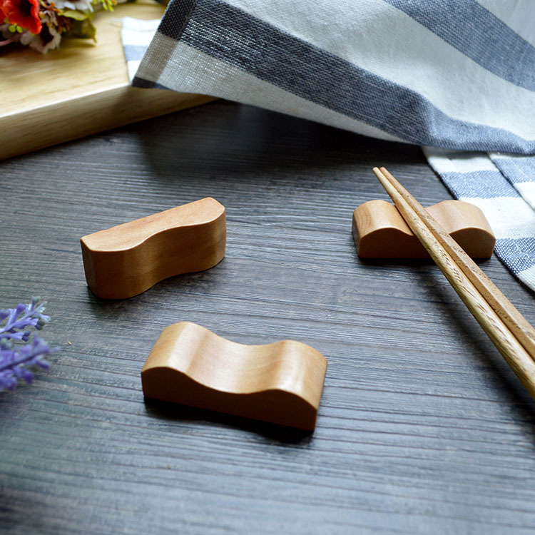 廠傢直銷 日式木質枕式天然筷子架 荷木筷托 禮品套裝配件工廠,批發,進口,代購