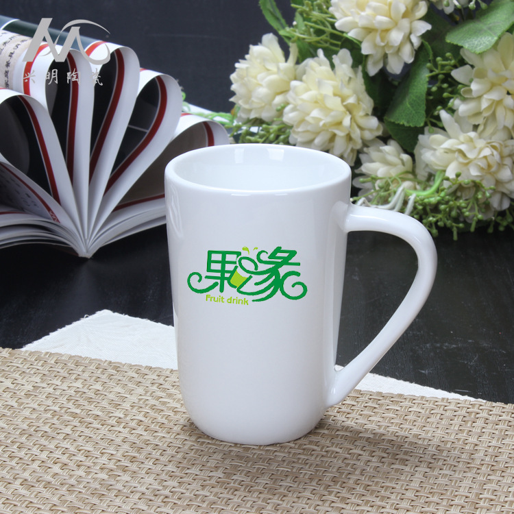 新品白色陶瓷杯子馬克杯商務廣告促銷禮品水杯定製logo咖啡杯批發批發・進口・工廠・代買・代購