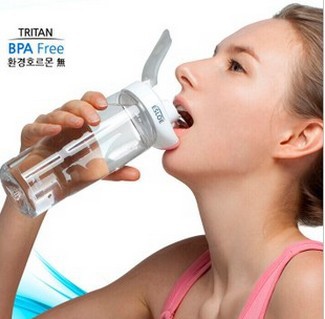 新款韓國分享杯新款ESLOE分享杯衛生杯健康防唇印透明tritan水杯批發・進口・工廠・代買・代購