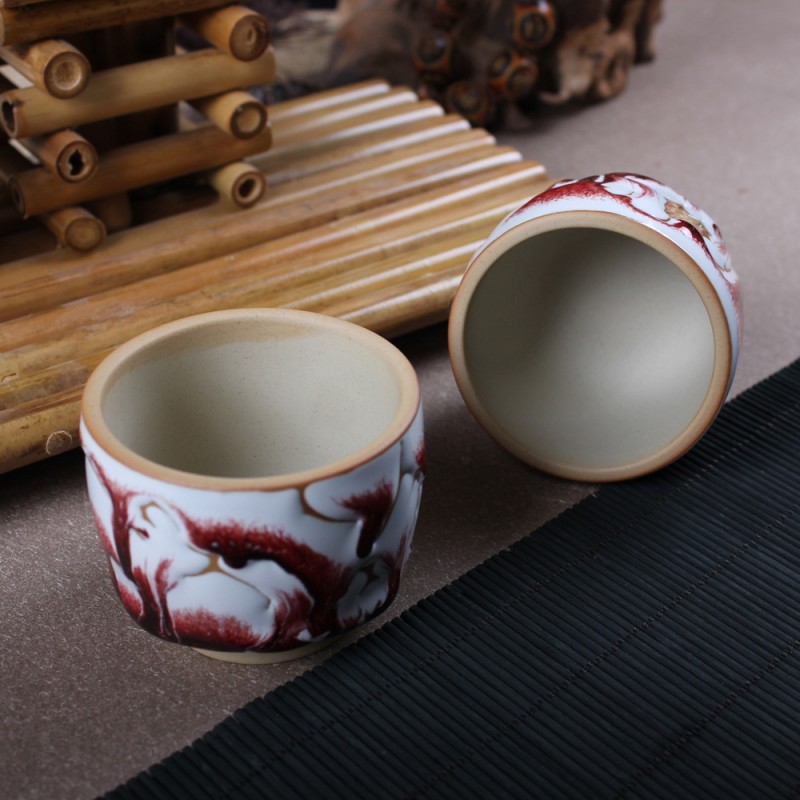 廠傢批發直銷YDB-003G高檔流釉茶杯品茗杯子個人單杯陶瓷創意禮品批發・進口・工廠・代買・代購