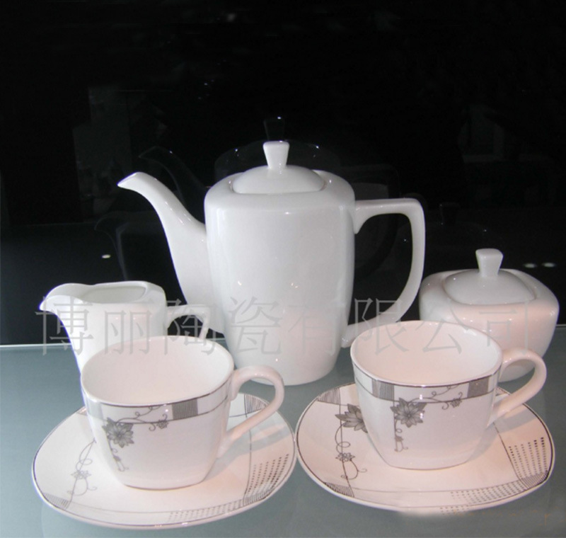 《特惠》精美貼花高檔禮盒15頭骨瓷咖啡套具工廠,批發,進口,代購