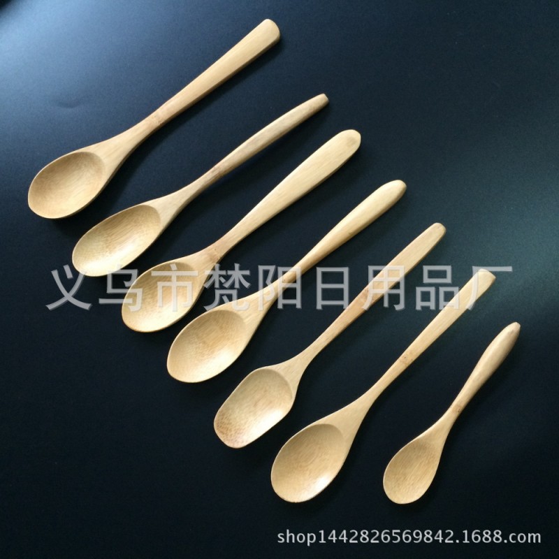 廠傢供應各類竹製餐具 小湯勺 小孩喂食勺子 橢圓形湯匙批發定做批發・進口・工廠・代買・代購