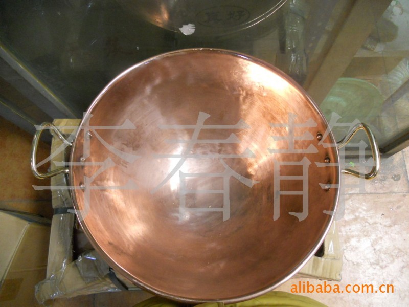 支付寶供應手工大銅鍋/純銅加厚美食專用銅鍋廚具批發・進口・工廠・代買・代購
