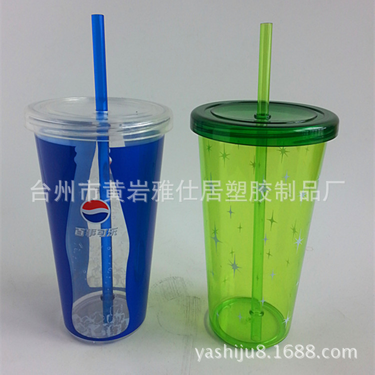 【廠傢直銷】單層吸管杯 透明環保飲料杯 單層塑料杯工廠,批發,進口,代購