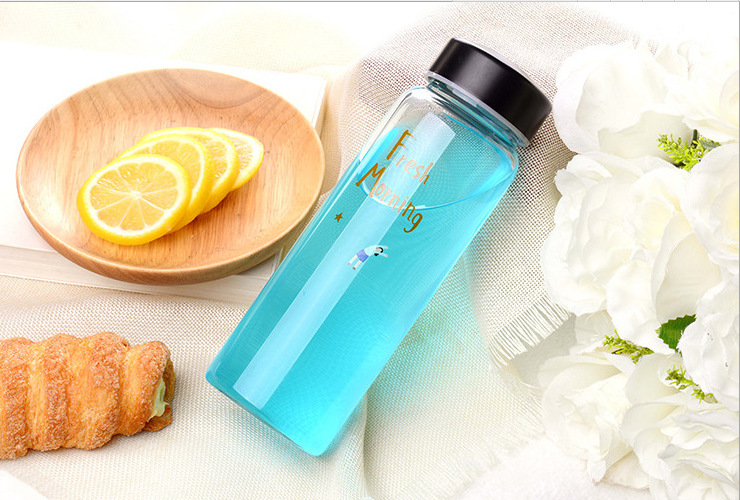 韓國my bottle創意潮流G小調玻璃杯帶蓋 便攜情侶可愛男女水杯批發・進口・工廠・代買・代購