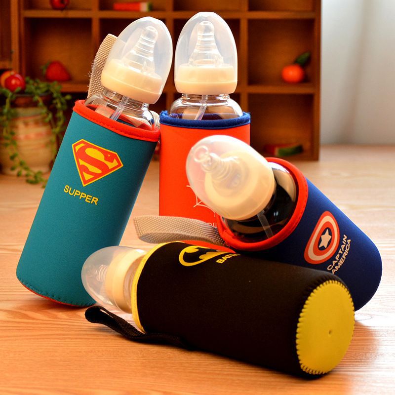 英雄聯盟奶嘴奶瓶玻璃杯超人水杯奶嘴玻璃瓶帶套成人學生吸管杯子批發・進口・工廠・代買・代購
