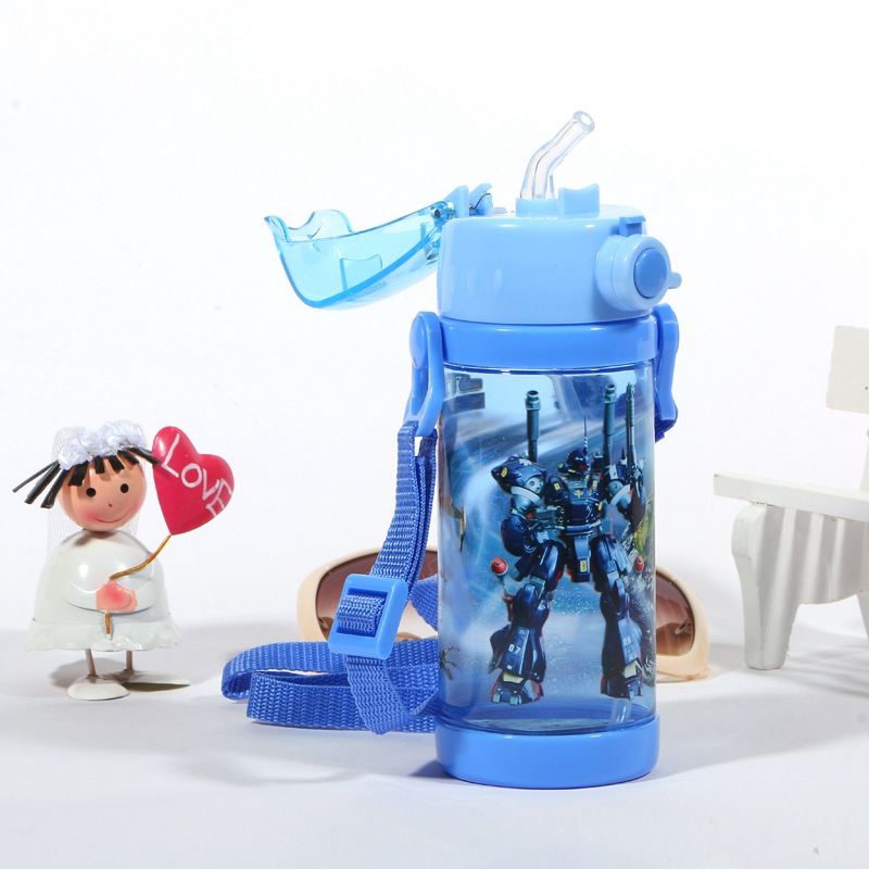 2016廠傢直銷韓版卡通兒童塑料吸管水杯 便捷塑料水杯批發工廠,批發,進口,代購