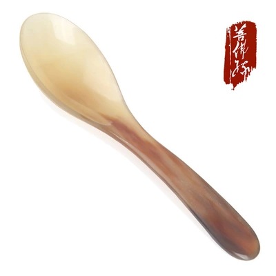 正品天然牛角勺子嬰兒湯小飯勺子兒童勺子長柄精品調羹批發包郵批發・進口・工廠・代買・代購