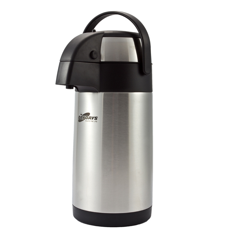 直銷熱水瓶 4L不銹鋼 保溫瓶 氣壓式真空保溫壺 按壓 保溫水壺批發・進口・工廠・代買・代購