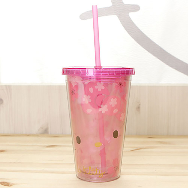 韓國正品hello kitty 吸管杯創意咖啡杯 凱蒂貓正版奶茶杯果汁杯工廠,批發,進口,代購