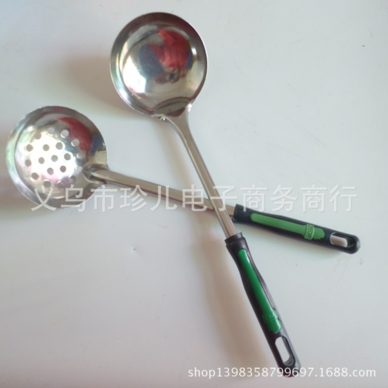 一元批發 升級版火炬手柄火鍋湯勺漏勺 義烏小商品 餐飲用品批發工廠,批發,進口,代購