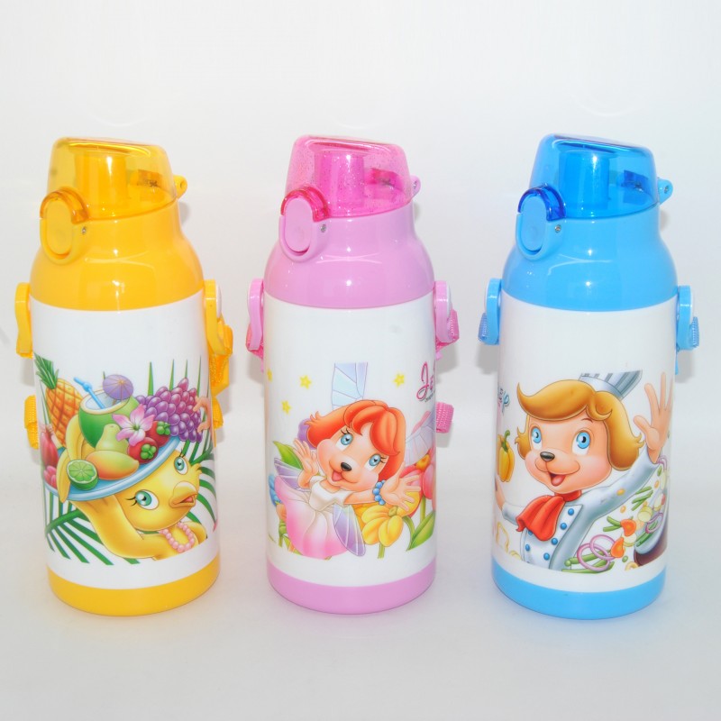王宏傑貝廣告促銷禮品定製兒童保溫杯保溫水壺背帶360ML工廠,批發,進口,代購