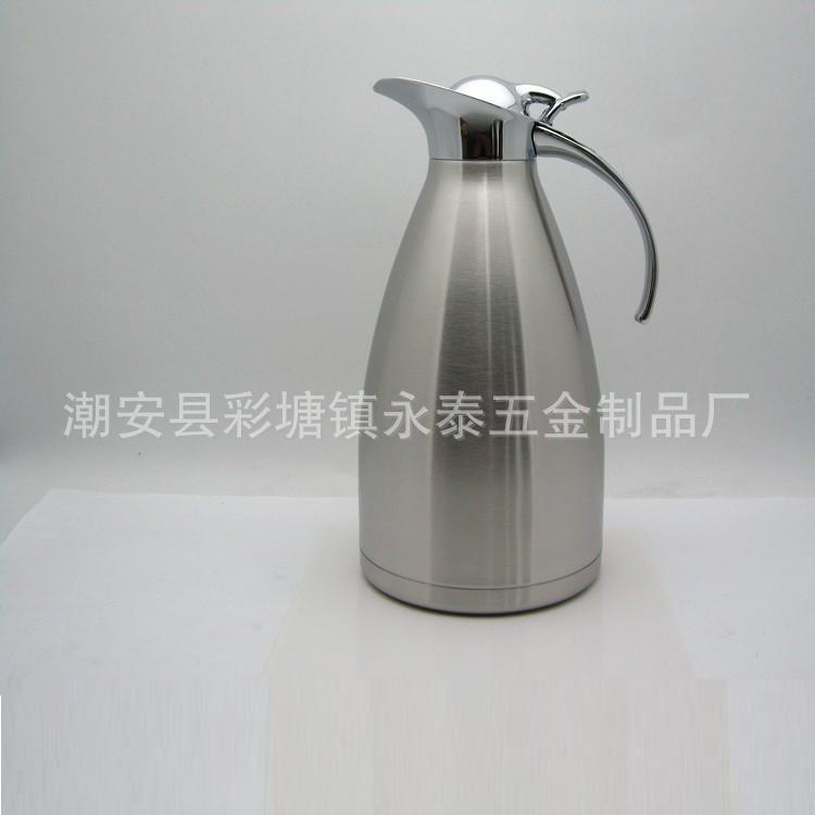 2.0L歐式保溫壺 不銹鋼歐式壺咖啡壺 雙層歐式真空咖啡壺 熱銷款工廠,批發,進口,代購