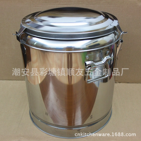 奶茶桶 粥桶 餐館飯桶  特厚雙層加固保溫 無磁不銹鋼保溫桶工廠,批發,進口,代購