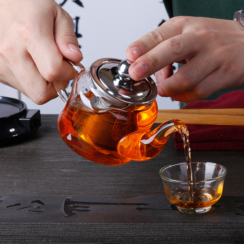 耐熱紅茶泡茶器沖茶器不銹鋼內膽過濾玻璃小茶壺迷你茶壺紅茶茶具批發・進口・工廠・代買・代購
