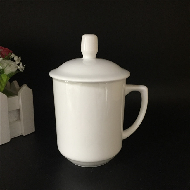 供應陶瓷杯帶蓋辦公室會議茶杯廣告禮品杯定製logo 酒店客房茶杯工廠,批發,進口,代購
