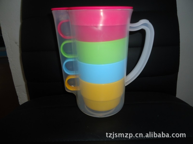 批發供應五件套炫彩禮品水壺套，韓式禮品一壺四杯 杯子水壺工廠,批發,進口,代購