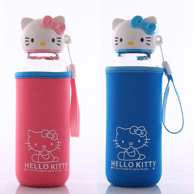 hello kitty玻璃杯子 廣告禮品玻璃杯子 專業定製logo圖案印字工廠,批發,進口,代購