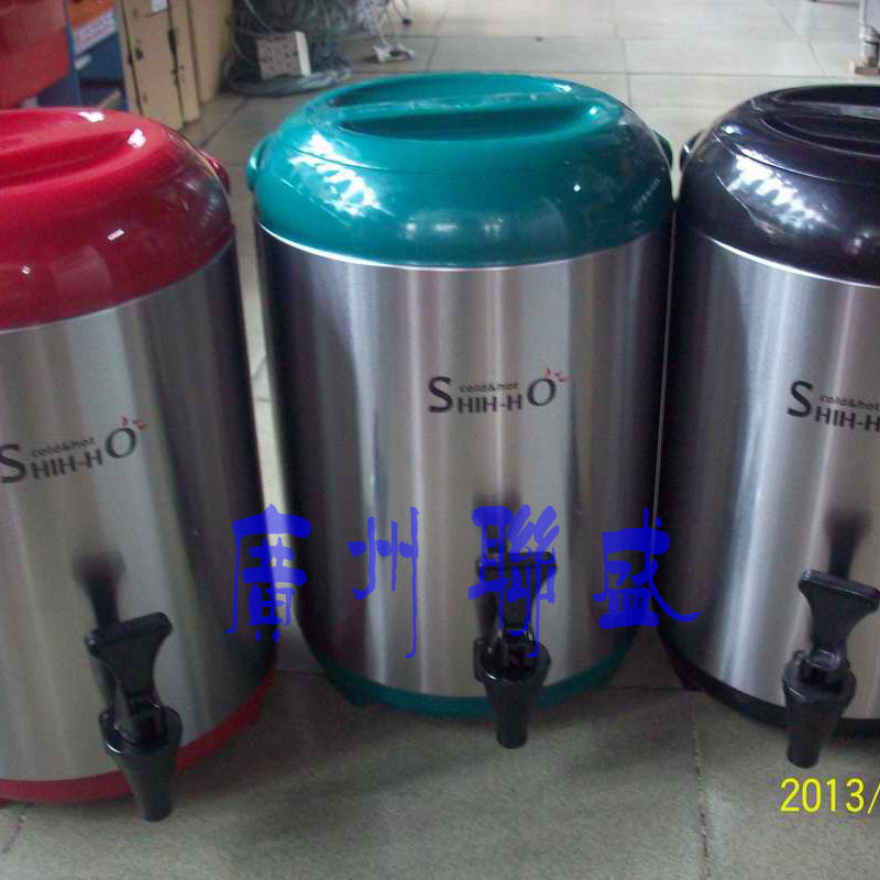 臺灣原裝進口世合12L不銹鋼保溫桶 商用奶茶保溫桶 紅綠黑咖四色工廠,批發,進口,代購