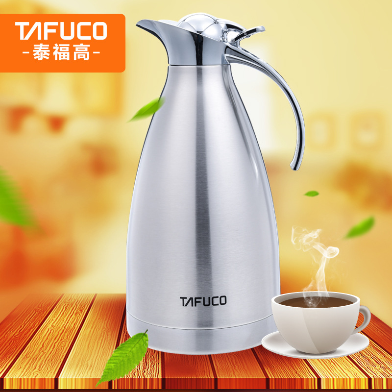 日本泰福高正品保溫壺 不銹鋼真空保溫瓶 傢用熱水壺大容量2.0L批發・進口・工廠・代買・代購