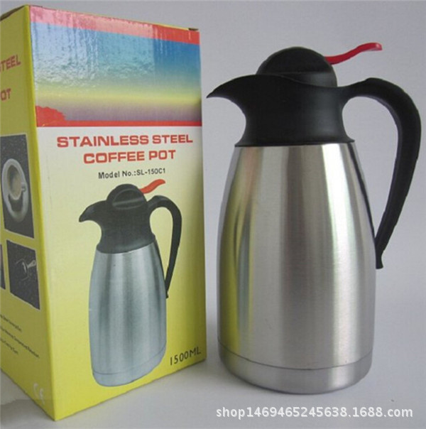 不銹鋼真空咖啡保溫壺 會銷批發 旅行、雞嘴、廣告 可定做印logo工廠,批發,進口,代購