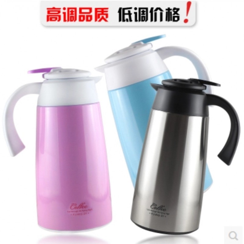 華象廠傢批304不銹鋼真空歐式保溫電熱水壺 傢用創意咖啡壺保溫瓶工廠,批發,進口,代購