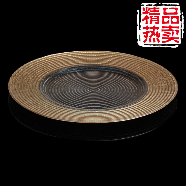 高檔歐式時尚玻璃大號果盤  酒店傢用擺盤P3005工廠,批發,進口,代購