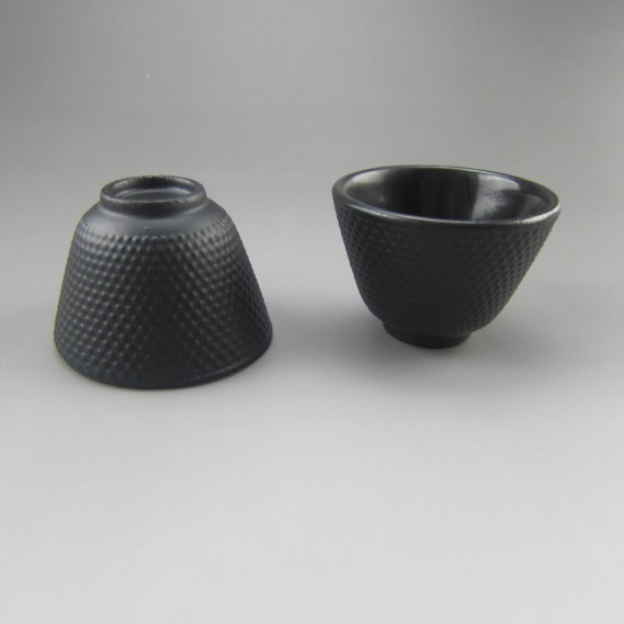 廠傢直銷 鑄鐵杯 鐵茶杯 顆粒杯 鑄鐵茶杯黑色75ml工廠,批發,進口,代購