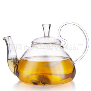 生產批發耐熱玻璃茶壺 玻璃茶具 高把仙人壺 600ML 玻璃花茶壺工廠,批發,進口,代購