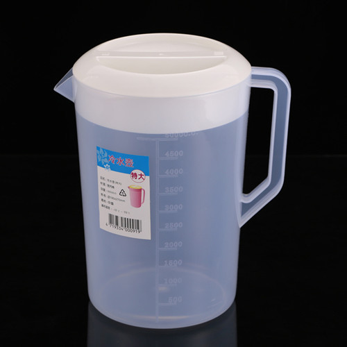 益芳塑料帶蓋大量杯 特大容量水杯 冷水壺帶刻度量杯2.5L 5L批發・進口・工廠・代買・代購