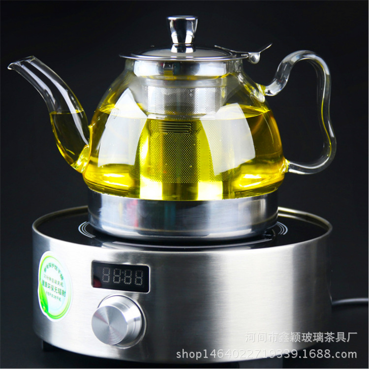 不銹鋼過濾耐熱玻璃茶壺 電磁爐專用多功能煮茶壺工廠,批發,進口,代購