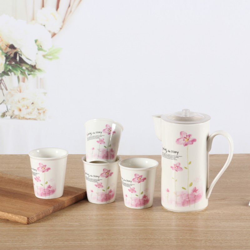 高檔陶瓷水具套裝 創意冷水壺茶具禮品 耐熱飲杯具組合 可印LOGO工廠,批發,進口,代購