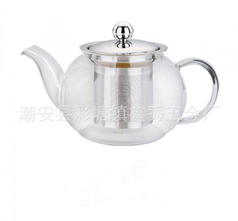 供應花茶壺茶壺飄逸杯不銹鋼濾網玻璃茶具耐熱玻璃工廠,批發,進口,代購